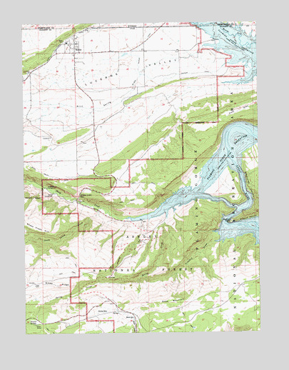 Manila, UT USGS Topographic Map