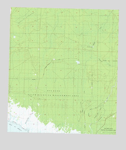 Manlin Hammock, FL USGS Topographic Map