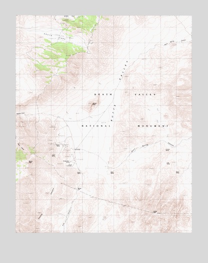 Manly Peak, CA USGS Topographic Map