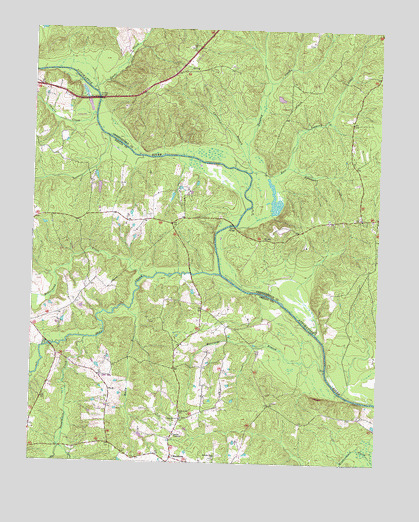 Mannboro, VA USGS Topographic Map