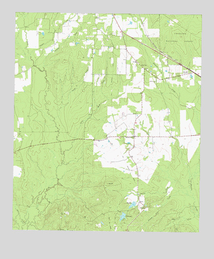 Manning, TX USGS Topographic Map