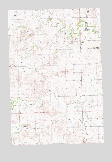 Manning, ND USGS Topographic Map