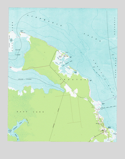 Manns Harbor, NC USGS Topographic Map