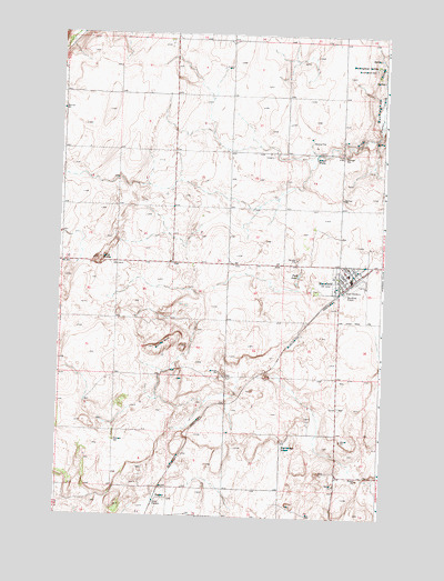 Mansfield, WA USGS Topographic Map