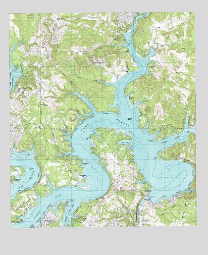 Mansfield Dam, TX USGS Topographic Map