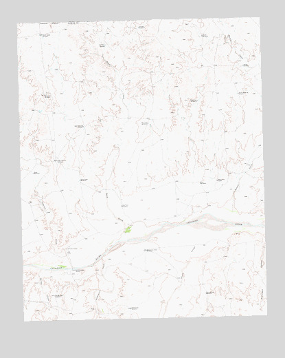 Many Post Camp, TX USGS Topographic Map