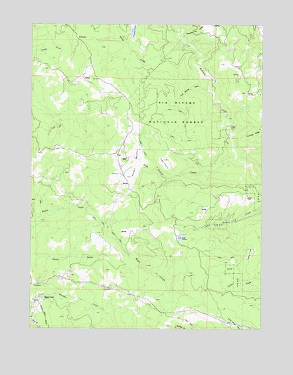 Maple Creek, CA USGS Topographic Map