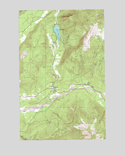 Maple Falls, WA USGS Topographic Map