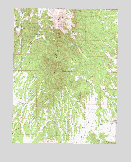 Maple Peak, UT USGS Topographic Map