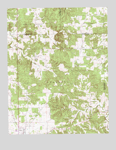 Maples, MO USGS Topographic Map