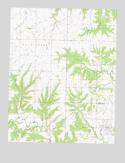 Mapleton, KS USGS Topographic Map
