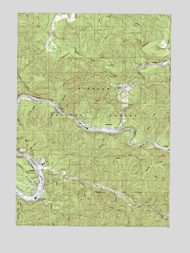 Mapleton, OR USGS Topographic Map