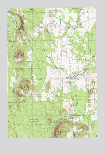 Mapleton, ME USGS Topographic Map