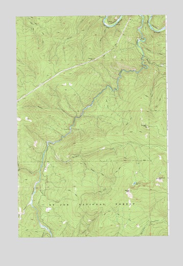 Marble Mountain, ID USGS Topographic Map