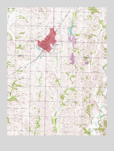Marceline, MO USGS Topographic Map