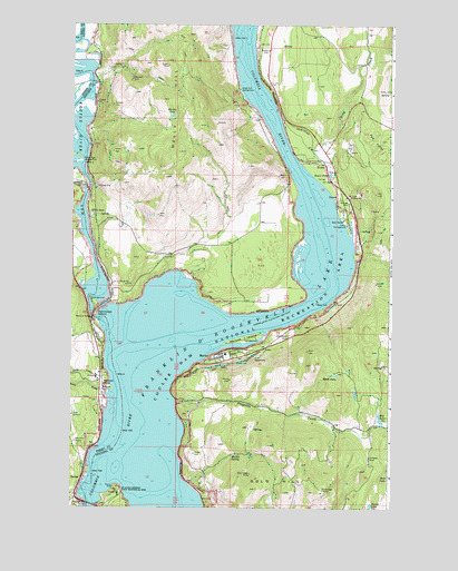 Marcus, WA USGS Topographic Map
