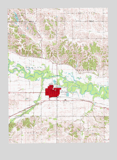 Marengo, IA USGS Topographic Map