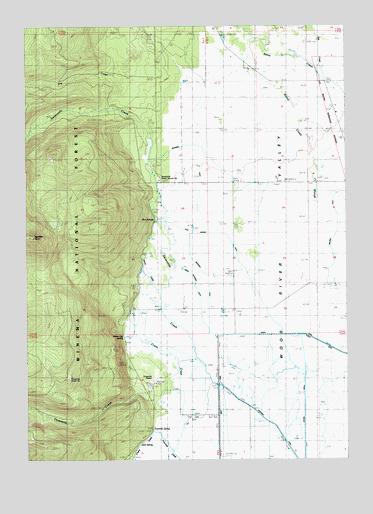 Mares Egg Spring, OR USGS Topographic Map
