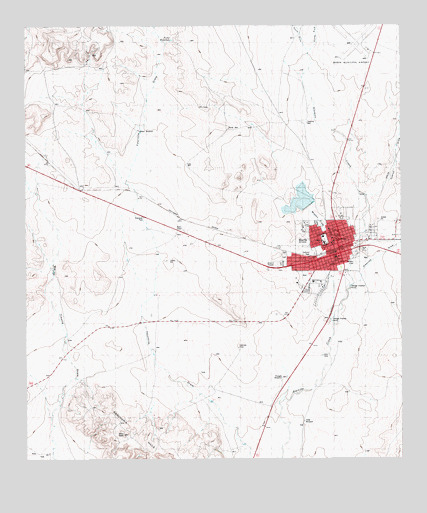 Marfa, TX USGS Topographic Map