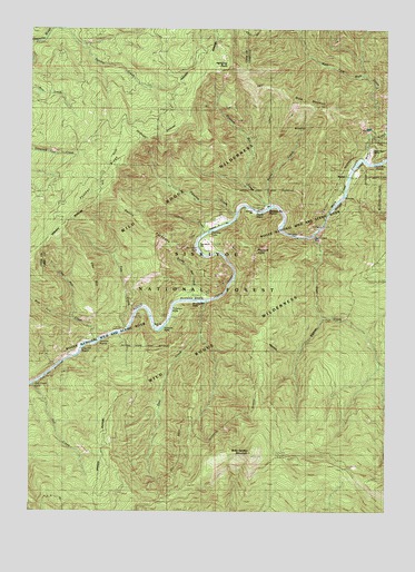 Marial, OR USGS Topographic Map