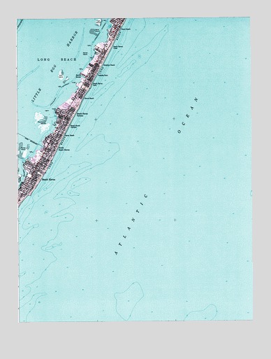 Beach Haven, NJ USGS Topographic Map