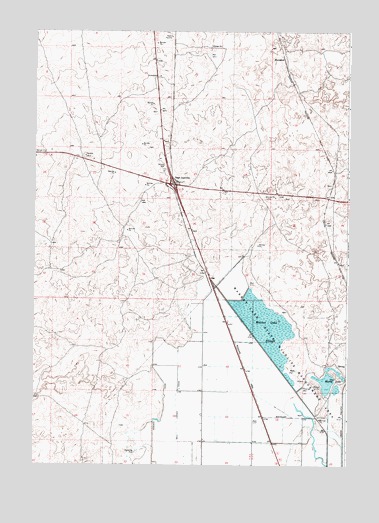Market Lake, ID USGS Topographic Map