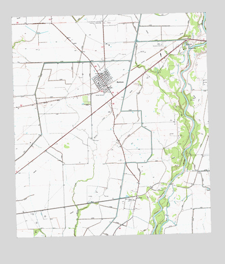 Markham, TX USGS Topographic Map