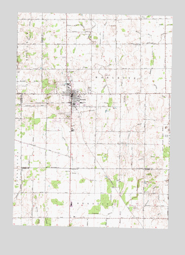 Marlette, MI USGS Topographic Map