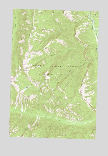 Marmot Mountain, MT USGS Topographic Map