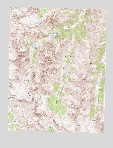 Maroon Bells, CO USGS Topographic Map