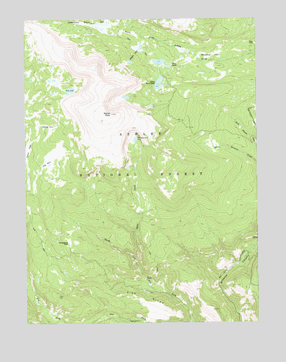 Marsh Peak, UT USGS Topographic Map