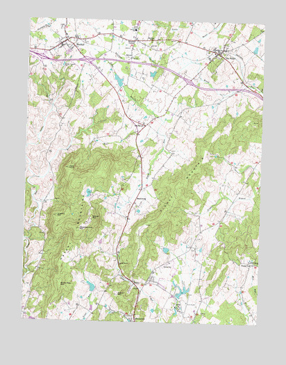 Marshall, VA USGS Topographic Map