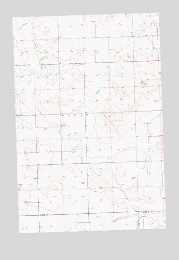 Marshall SW, ND USGS Topographic Map