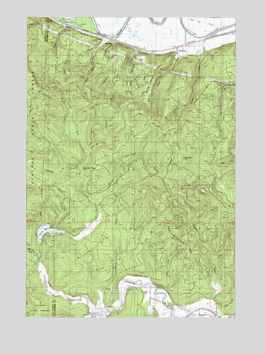 Marshland, OR USGS Topographic Map