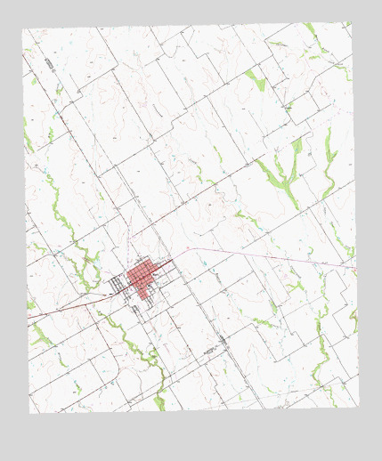 Mart, TX USGS Topographic Map