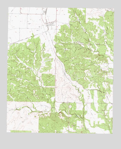 Maryneal, TX USGS Topographic Map