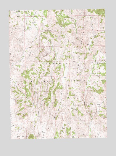 Marys River Basin NW, NV USGS Topographic Map
