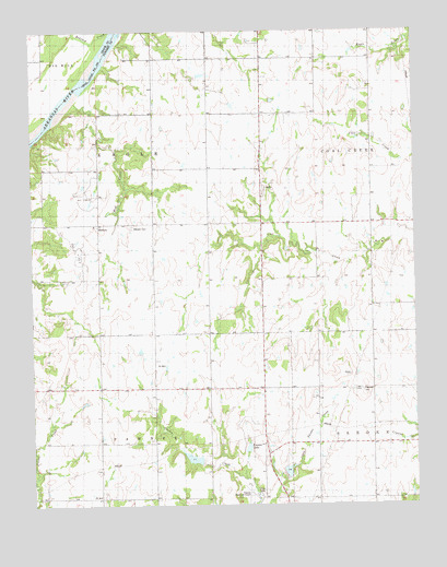 Masham, OK USGS Topographic Map