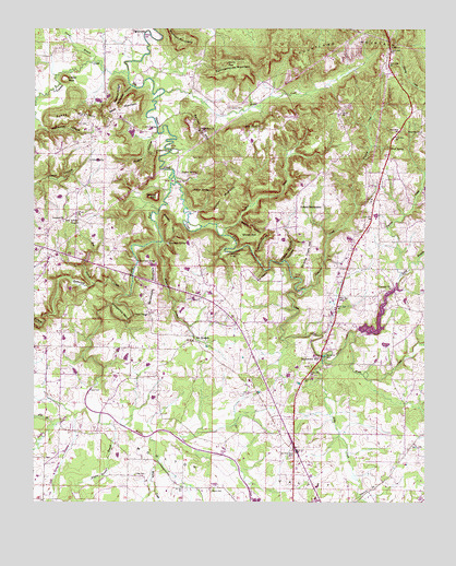 Masterson Mill, AL USGS Topographic Map