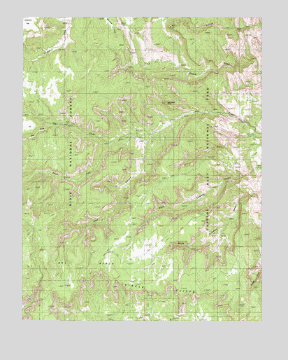 Bear Canyon, UT USGS Topographic Map