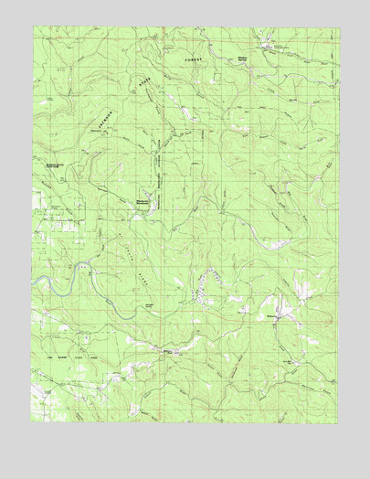 Mathison Peak, CA USGS Topographic Map