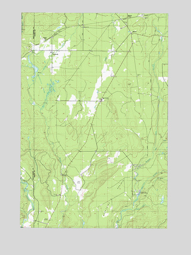 Matlock, WA USGS Topographic Map