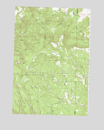 Matlock Prairie, OR USGS Topographic Map