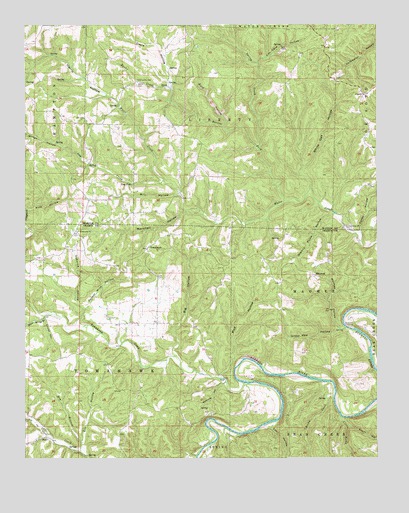Maumee, AR USGS Topographic Map