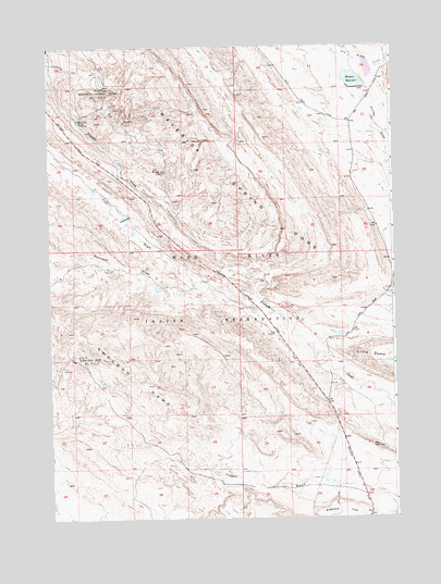 Maverick Spring, WY USGS Topographic Map