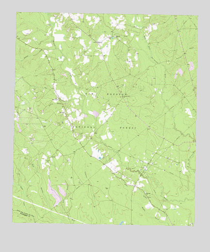 Bear Creek, TX USGS Topographic Map