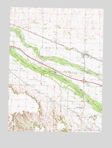 Maxwell, NE USGS Topographic Map