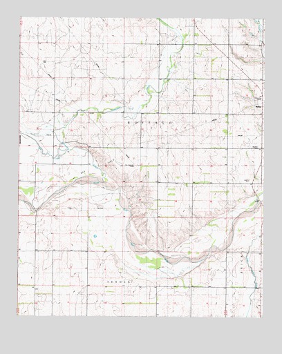 Mayfield, OK USGS Topographic Map