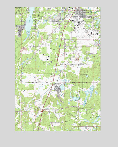 Maytown, WA USGS Topographic Map