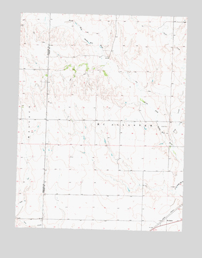 McAllaster, KS USGS Topographic Map